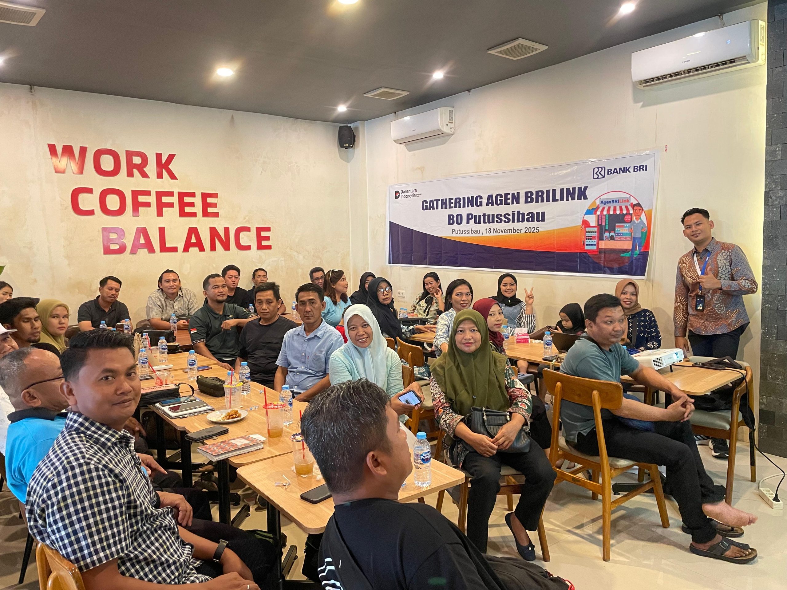 BRI Putussibau dan Agen BRILink Pererat Hubungan Kemitraan 